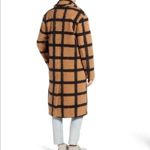 carter plaid teddy coat